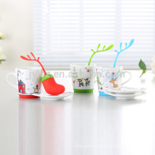 2015 Nouveau design tasses de noël en céramique